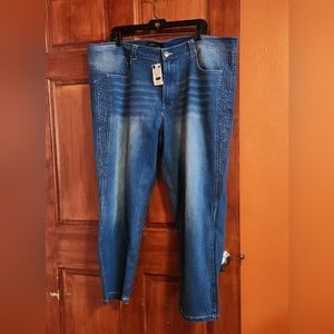 NWT denim ankle pants